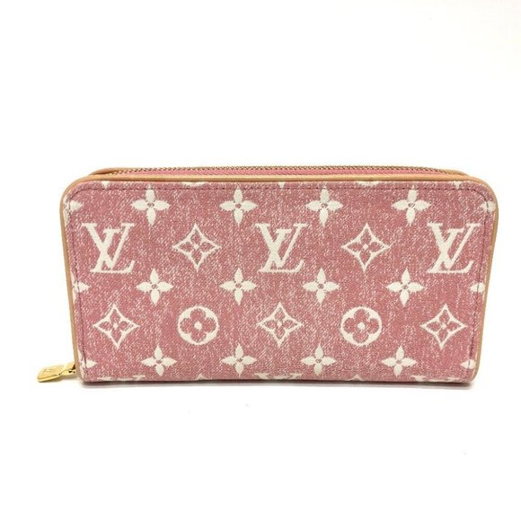LOUIS VUITTON MonogramDenim Zippy Wallet Zip Around Long Wallet